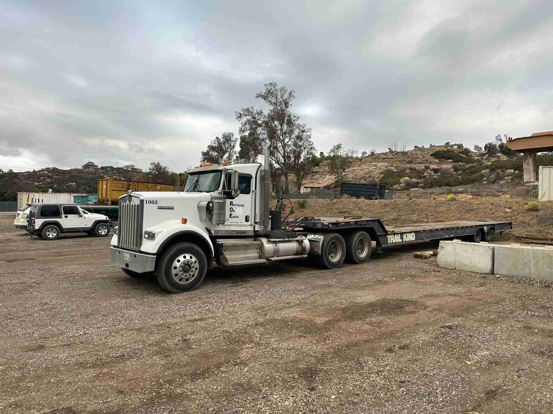 SCWS service truck on well pump repair call