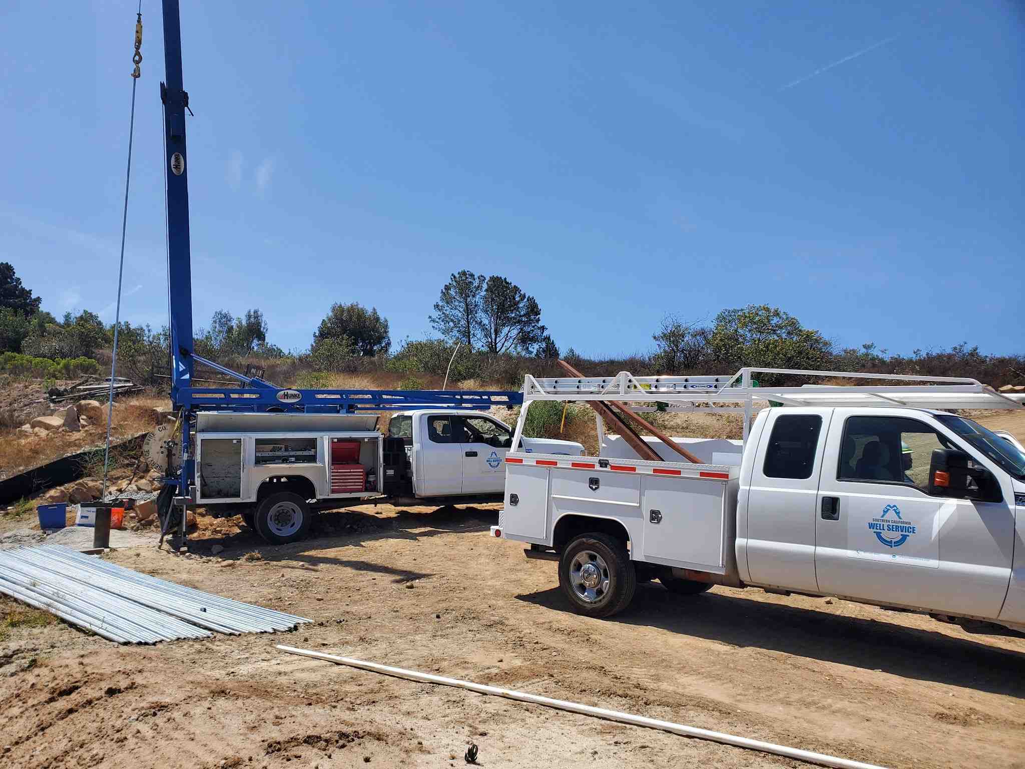 Water pressure tank installation