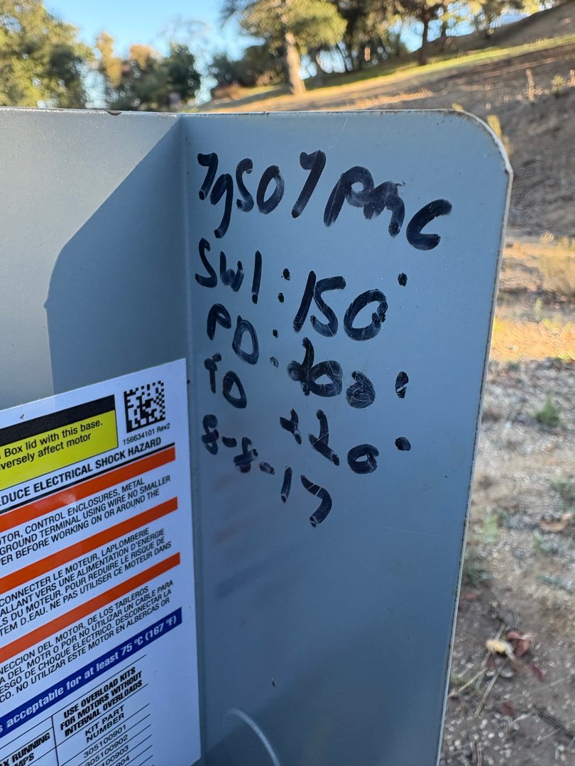 Well service in Santa Ysabel