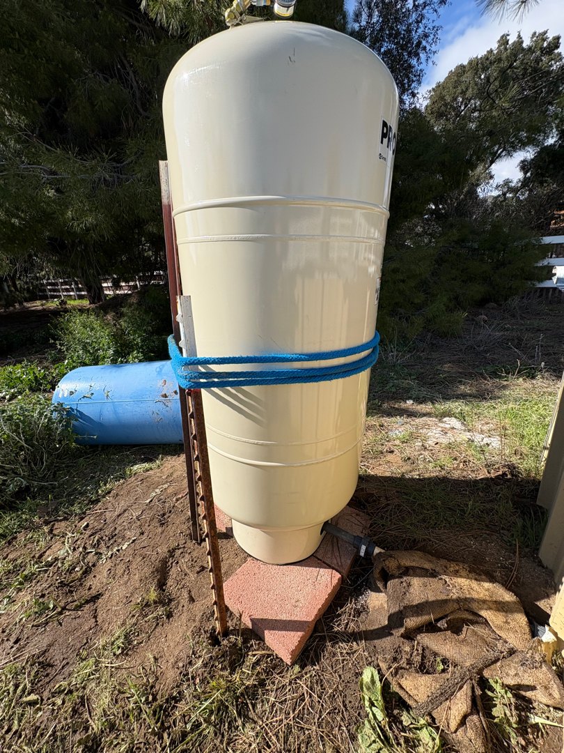 Pressure tank replacement in Ranchita