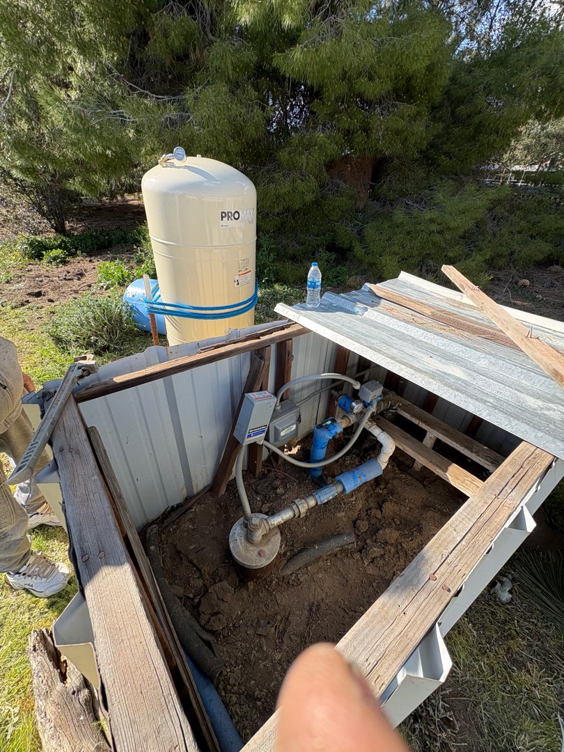 Pressure tank replacement in Ranchita