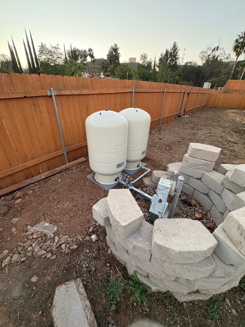 Pressure tank replacement in Ramona
