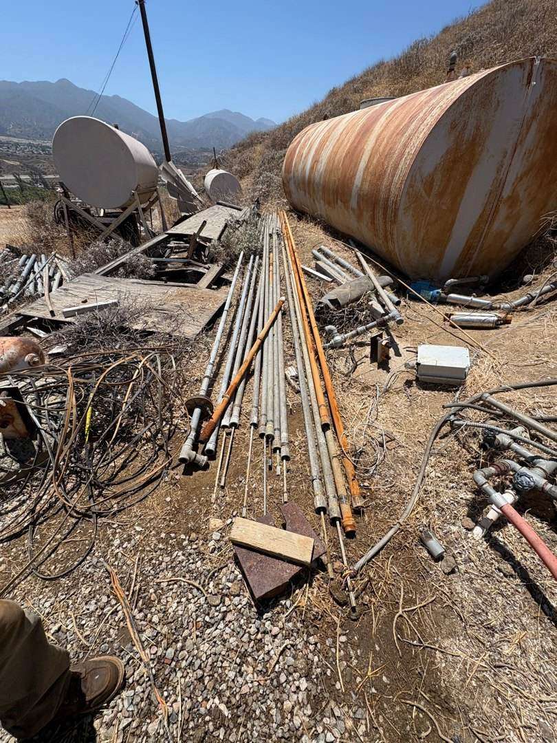 Pull pump in Lake Elsinore