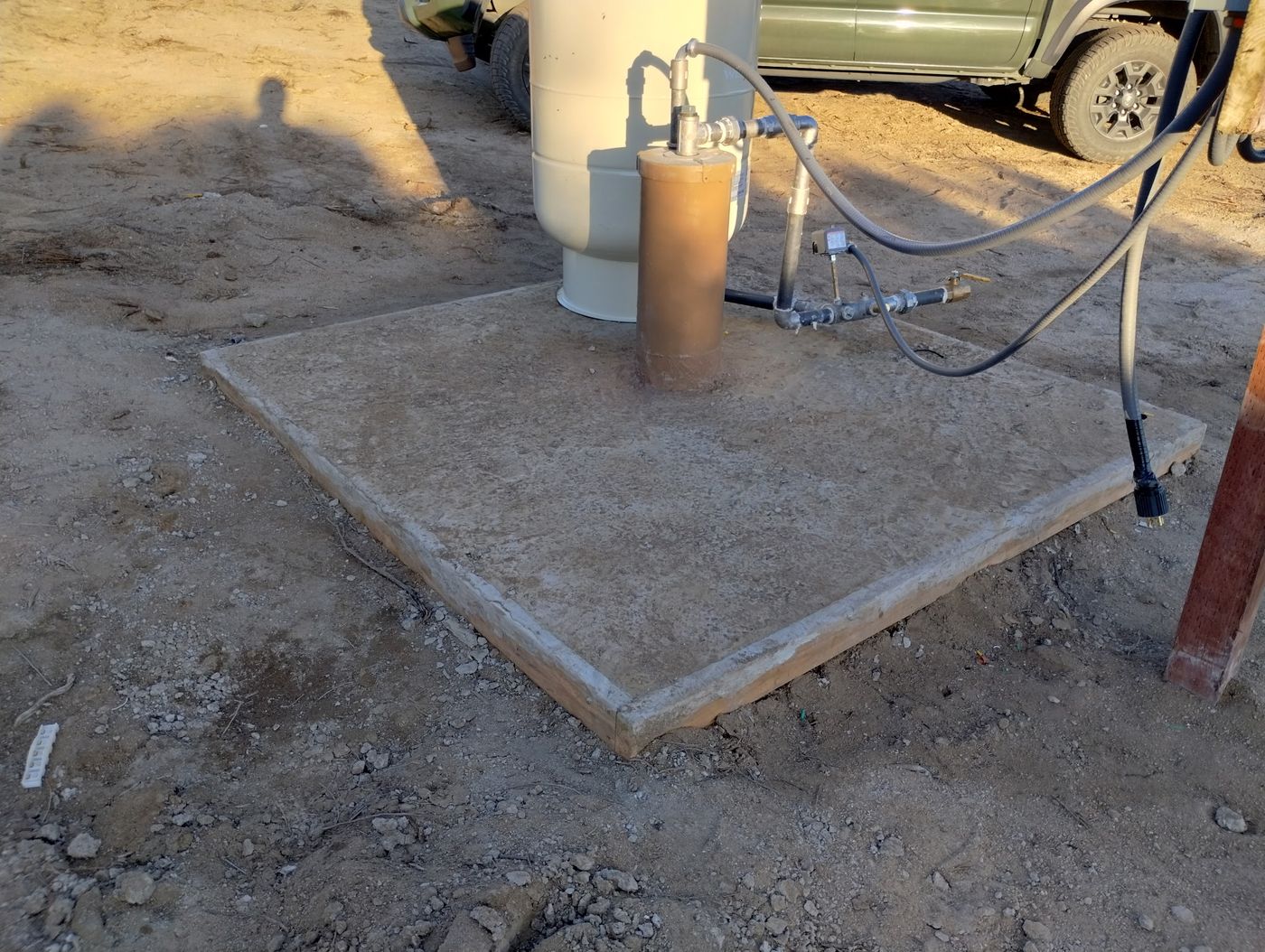 Well pad replacement detail in Campo