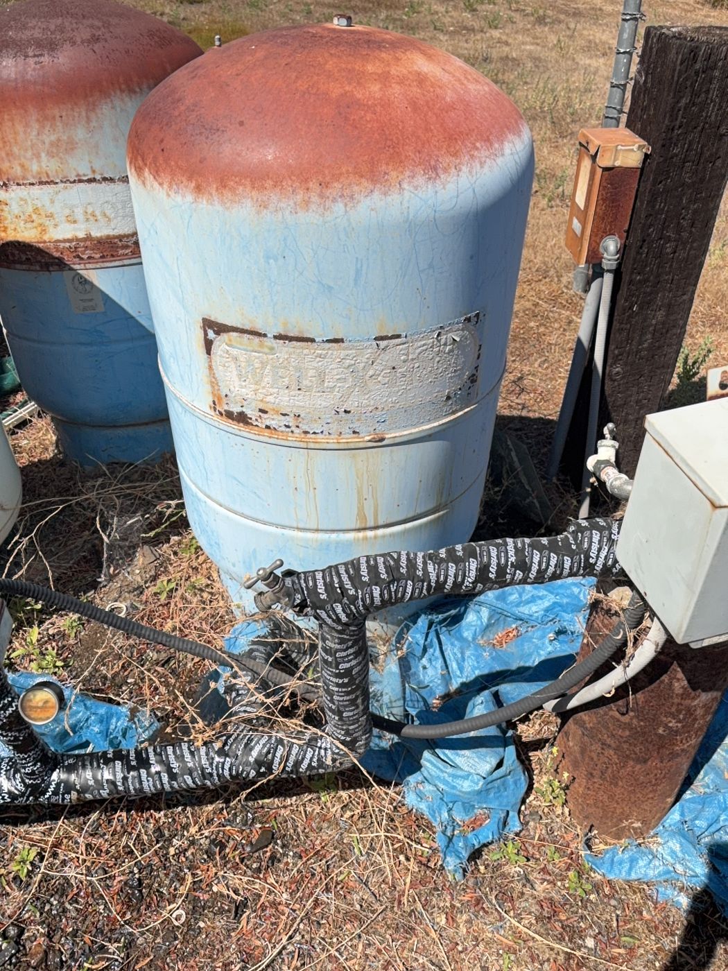 Pressure tank plumbing repair in Murrieta