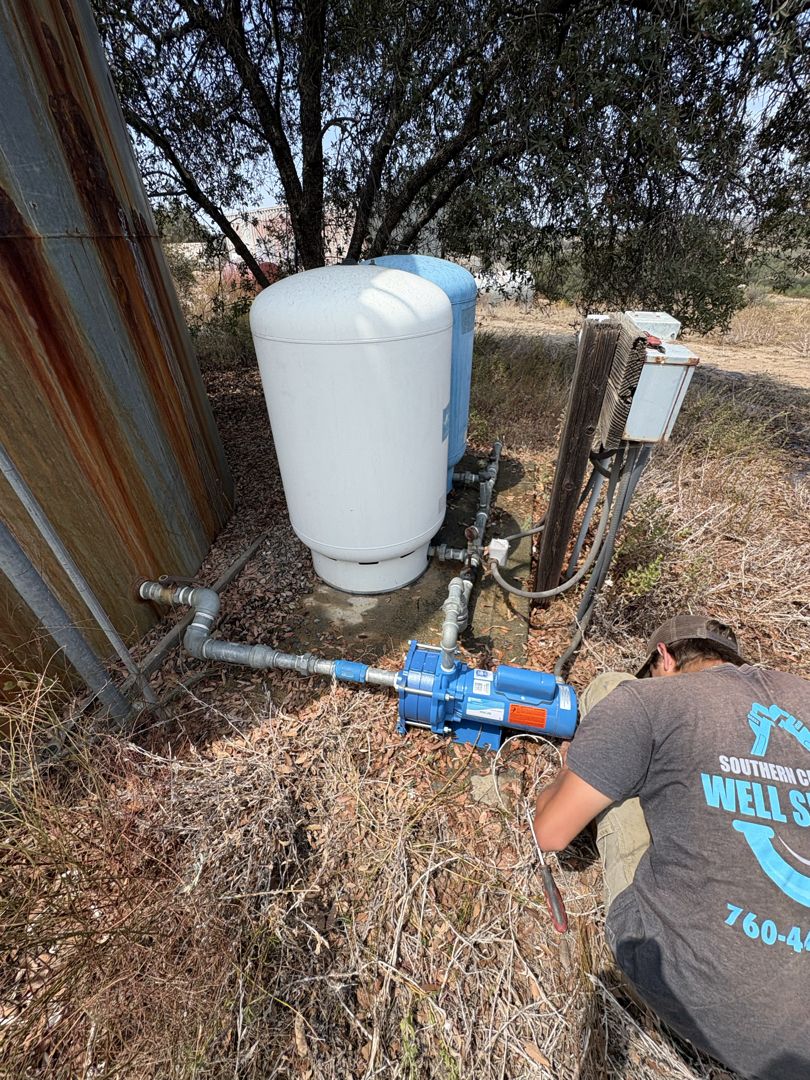Booster pump replacement in Ramona