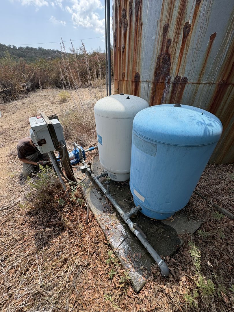 Booster pump replacement detail in Ramona