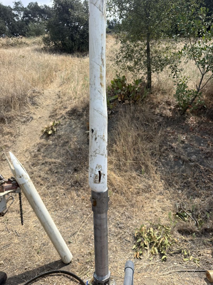 Warranty pump and motor replacement detail in Pauma Valley