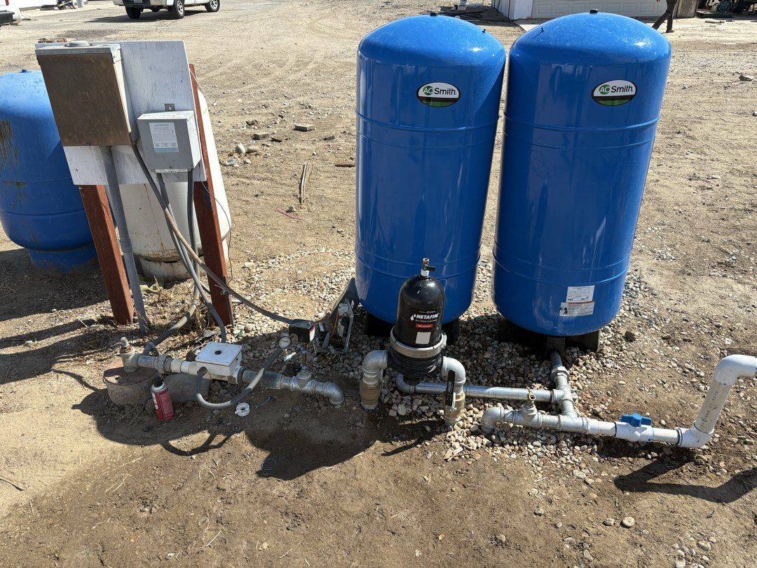 Pressure tank evaluation detail in Murrieta