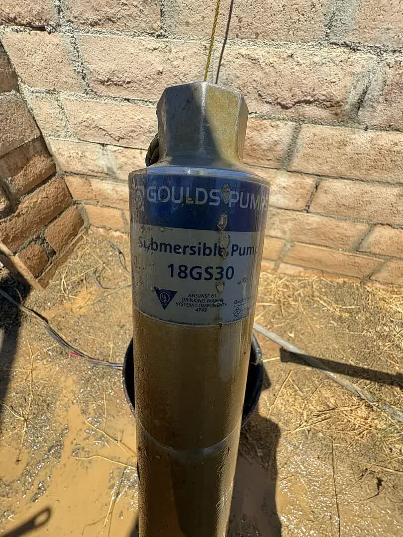 Wellhead after Goulds 18GS30 pump replacement in Lake Elsinore