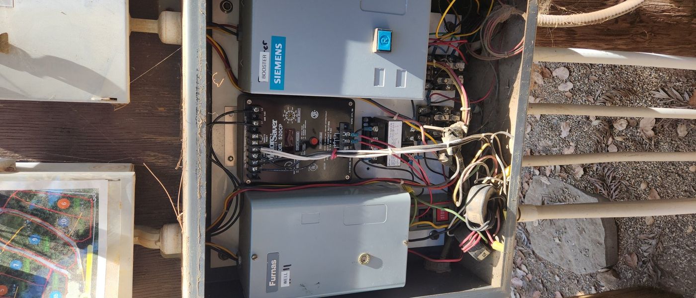 Booster pump inspection detail in Fallbrook