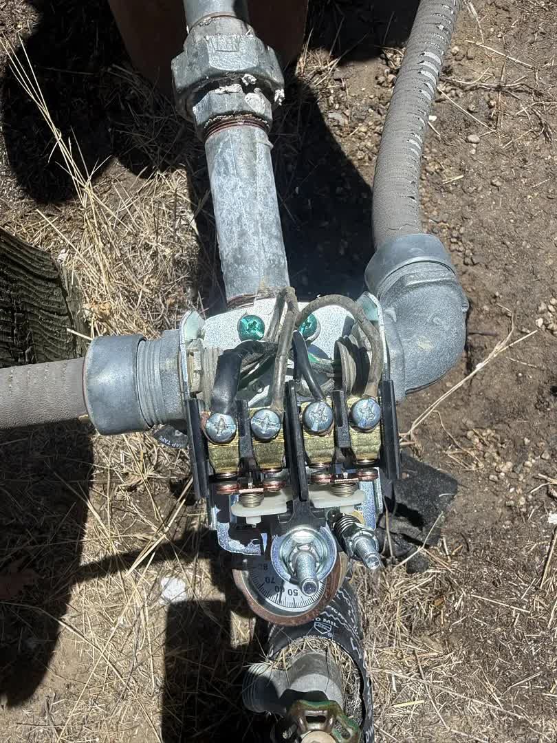 Aguanga well installation detail after new pump and motor