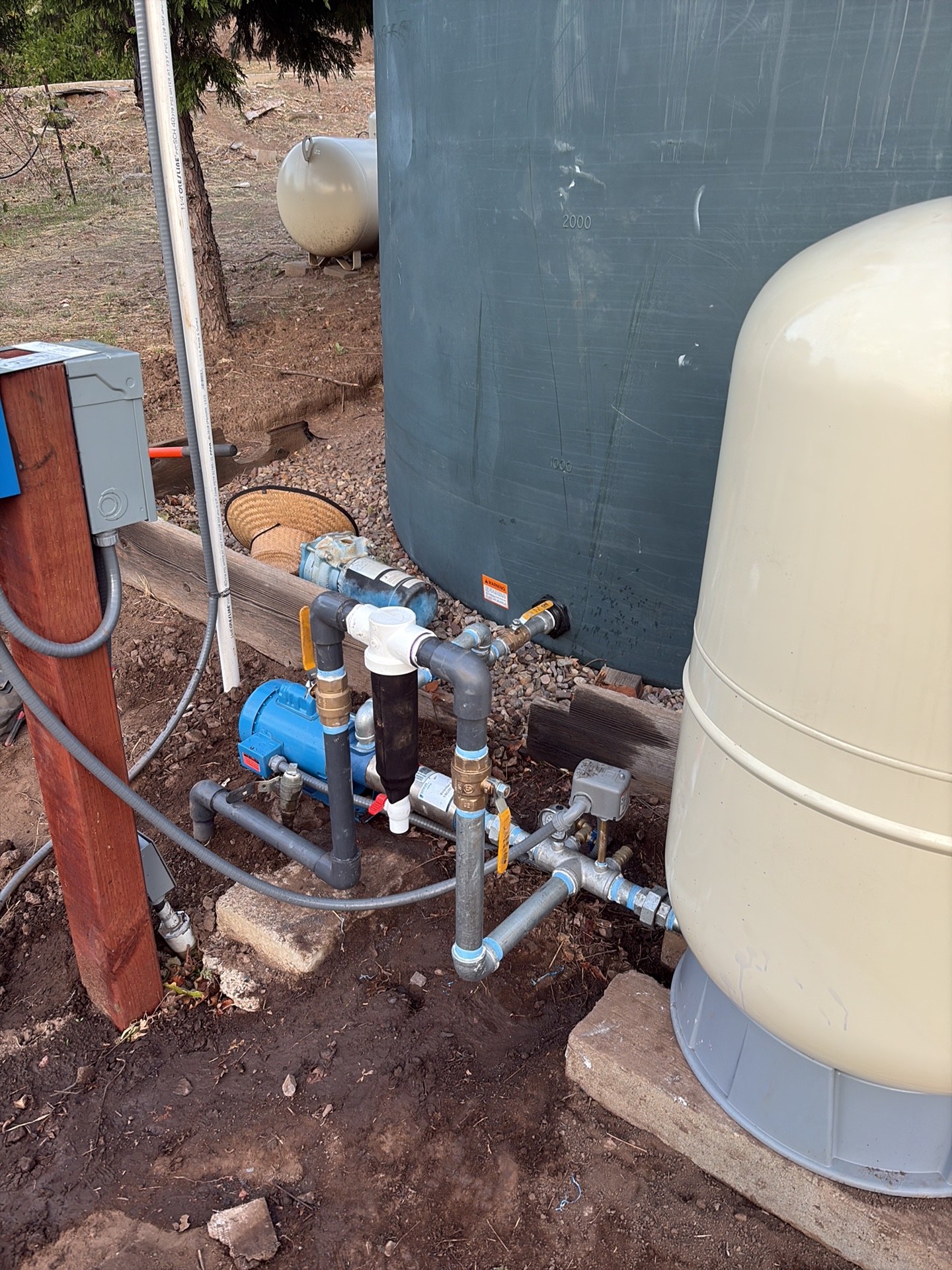Booster pump upgrade in Julian