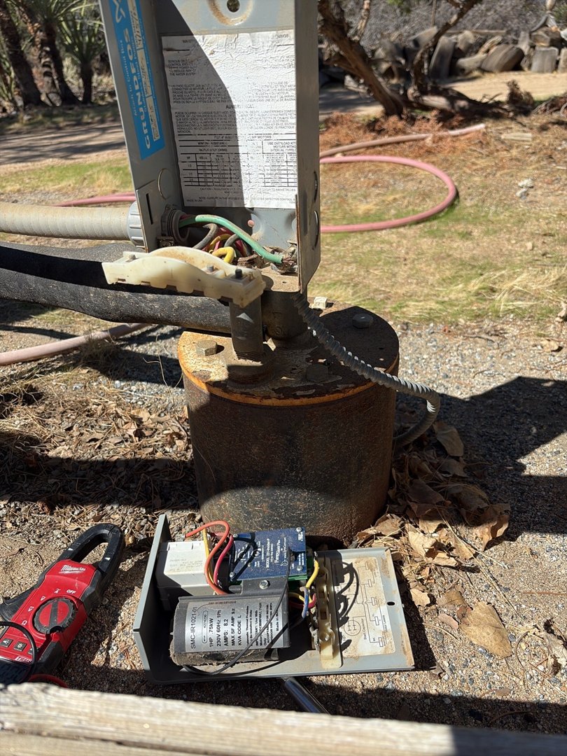 Pump saver and control box repair in Mountain Center